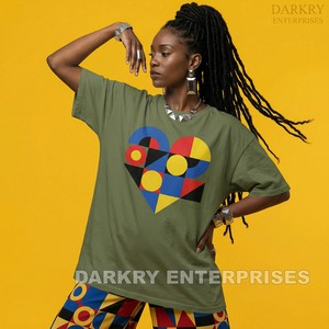 T-shirt Crème pour Femme, Fabrication Personnalisée, Imprimé Cœur Tasse de Café, Vente en Gros, Vêtements de Détente pour Dames, OEM, Coton, Coupe Oversize - Product Image 4