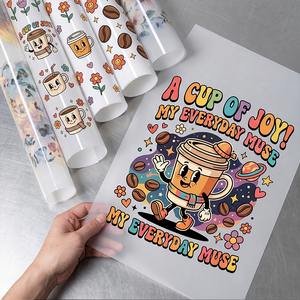 Bulk for Transfer Designs Heat Press <b>Vinyl</b> Plastisol Alternative Washable Shirts Transfers Heat Transfer Printing Cartoon PET - Product Image 1