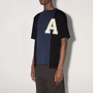 Camiseta personalizada de 230 GSM, 100% algodón, para hombre, con estampado de letras, estilo urbano, de alta calidad, al por mayor. - Product Image 3