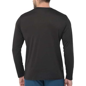 Camiseta de Manga Raglán para Hombre, de Secado Rápido, Cuello Redondo, Corte Regular, Color Sólido, Informal, 100% Poliéster, Tejido de Punto - Product Image 3