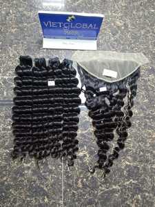 วิกต่อผมมนุษย์บริสุทธิ์แบบคลื่นลึก100ก. ทุกสีคุณภาพสูง - Product Image 6