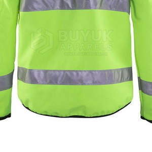 Chaqueta Reflectante Impermeable y Cortavientos de Alta Visibilidad para Seguridad Vial, Chaqueta de Trabajo Impermeable para Trabajos al Aire Libre - Product Image 4