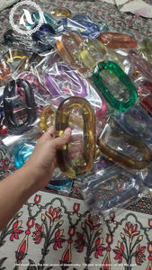 ที่แขวนผนังห่วงโซ่อะคริลิคแบบทันสมัยที่ทำด้วยมือเรซิ่นประดับที่ทันสมัยสำหรับตกแต่งบ้านเทศกาลดิวาลิ - Product Image 4