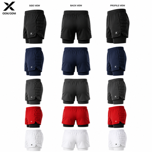 กางเกงขาสั้นสำหรับเล่นซอฟต์บอล X Discover Ultimate Collection รุ่น 2-in-1 สำหรับผู้หญิง ออกแบบเพื่อการเล่นกีฬา พร้อมซับในในตัว ลายพิมพ์ - Product Image 2
