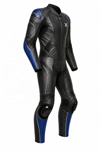 Flexible Mobility Racing One-Piece Leather Motorcycle <b>Suit</b> | Black Blue <b>Red</b> | OEM ODM Manufacturer | Premium Design Quality | - Product Image 2