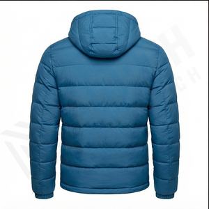 Chaqueta Acolchada de Lona Nueva, de Alta Calidad, Impermeable, con Cierre de Cremallera, Logotipo Frontal, Invierno, Sólida, Personalizada, Moda Masculina, Moto y Motociclista - Product Image 3