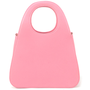 Cute Women's Floral <b>Print</b> Pattern <b>Mini</b> Pink Top Handle Bag with Zipper Closure and Inner Pocket Custom Design Manufacturer - Product Image 4