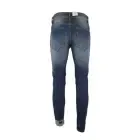 Jeans en denim selvedge coupe droite taille mi-haute délavé moyen style streetwear vintage poids moyen pour la vente en gros – Collection American Trench Clothing - Product Image 3