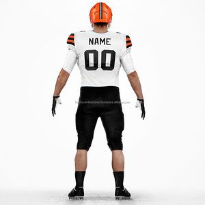 2025 Customized American Football <b>Padded</b> Uniforms Breathable Plus Size Short Sleeve High Quality Jersey - Product Image 6