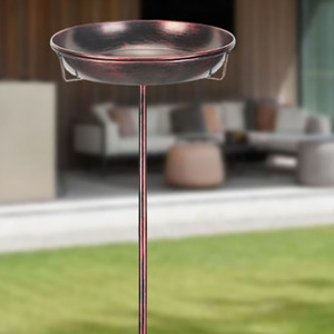 ของตกแต่งสวนโลหะคลาสสิก อ่างน้ำนกโลหะสำหรับกลางแจ้ง - Product Image 4