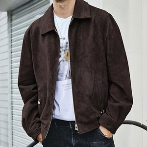 <b>Mens</b> <b>Suede</b> <b>Jacket</b> Western Rider Outerwear Smooth Texture Modern Fit OEM Custom Manufacturer Sample Service Available Premium New - Product Image 3