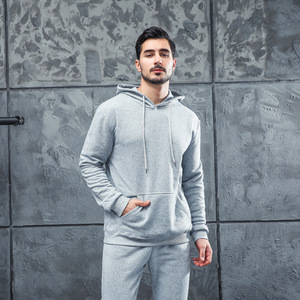 Sweat à capuche en molleton brossé de haute qualité avec tissu anti-boulochage pour un confort durable - Product Image 2