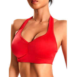 Sujetador Deportivo de Compresión para Fitness, Gimnasio, Yoga, Alto Impacto, Sin Costuras, de Algodón, con Logotipo Personalizado, Cómodo - Product Image 3