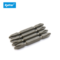 RALTER Taiwan – Embouts de tournevis double embout PH2 de 45 mm de grande qualité, type tête Phillips sablée, manche S2, OEM ODM