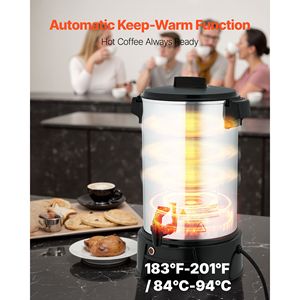 Distributore di Caffè Commerciale da 30 Tazze 4,5 L con Rubinetto Anti-Goccia e Preparazione Rapida, Macchina da Caffè Commerciale Automatizzata - Product Image 4