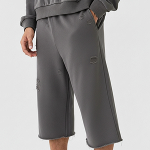 Pantalones Cortos Deportivos Personalizados para Hombre, Transpirables, de Algodón, Ropa Deportiva Informal, Fabricante y Proveedor OEM - Product Image 4