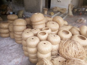 MEILLEUR PRIX |   Abat-jour de lampe en bambou tissé à la main pour café, salle à manger, décoration de plafond de maison, directement du Vietnam - Product Image 2