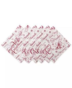 Tovagliolo Vintage con stampa natalizia, Set di 6 | Importazioni di Design - Product Image 1