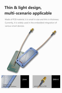 Компактный, прочный UHF <span class=keywords><strong>RFID</strong></span> считыватель с антенной из АБС-пластика, встроенный портативный считыватель карт контроля доступа, протокол ISO 18000-6C, дальность считывания 0-3 м - Product Image 6