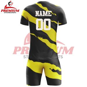 Maillots de football OEM en gros, design personnalisé, short 100% polyester, maillot de sublimation personnalisable, séchage rapide - Product Image 3