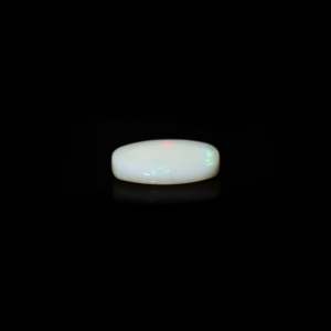 Natural White Opal Loose Gemstone-8.1 Carat Certified Raw Stone 20mm Diameter Wholesale - Product Image 3