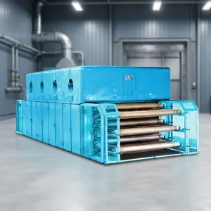 Séchoir à bande industrielle continu pour le séchage du placage de bois, du bois et des matériaux industriels - Product Image 3
