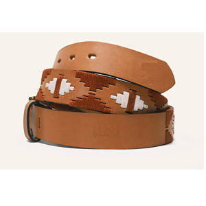 Ceintures en cuir véritable de qualité supérieure, fabriquées à la main dans le style argentin, styles variés, style polo pour boucle - Product Image 2