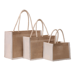Grand sac de rangement en jute pour couvertures, organisateur de vêtements et emballage de voyage - Product Image 5
