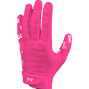 Gants de football américain 7v7 en gel de silicone de haute qualité, personnalisables avec logo, pour receveurs, durables, antidérapants, pour jeunes et adultes, avec logo en caoutchouc. - Product Image 4