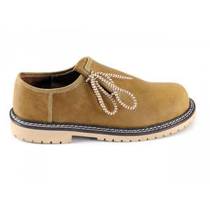 Chaussures brodées bavaroises allemandes, bottes en cuir décontractées avec broderie Oktoberfest, Trachten - Product Image 1