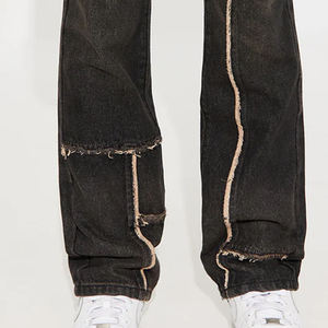 กางเกงยีนส์เดนิมเนื้อผ้าทนทาน คุณภาพพรีเมียม ซักทำความสะอาดได้ พร้อมเอวปรับได้และตะเข็บทนทาน สำหรับคอลเลคชั่นเด็กผู้ชาย พร้อมโลโก้สั่งทำพิเศษ ปี 2026 - Product Image 4