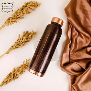 Wholesale 100% Pure <b>Copper</b> <b>Water</b> <b>Bottle</b> with High Quality Drinking Customized design - Product Image 3