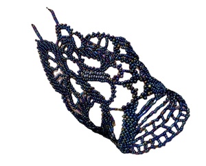 Juego de cierres y anillos Regalo DE LA India por Zh Traders Pulsera esclava de cuentas de semillas en forma de flor Bohemia colorida con magnético - Product Image 1