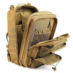 Sac à dos tactique de chasse Perfectionists 15 pouces en nylon imperméable avec cadre interne et fermeture éclair unisexe pour l'extérieur 77L camouflage - Product Image 6