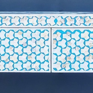 ILAHI's Bone Inlay <b>Drawer</b> Modern Design Agate Detailing Storage Portable Home Furniture - Product Image 1