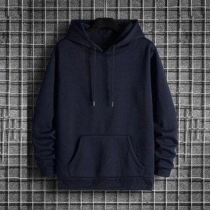 Yellow Unisex Hooded Sweatshirt Regular Fit Cotton French Terry Casual Autumn Wear With Pocket Regular Sleeve 2027 - Product Image 2