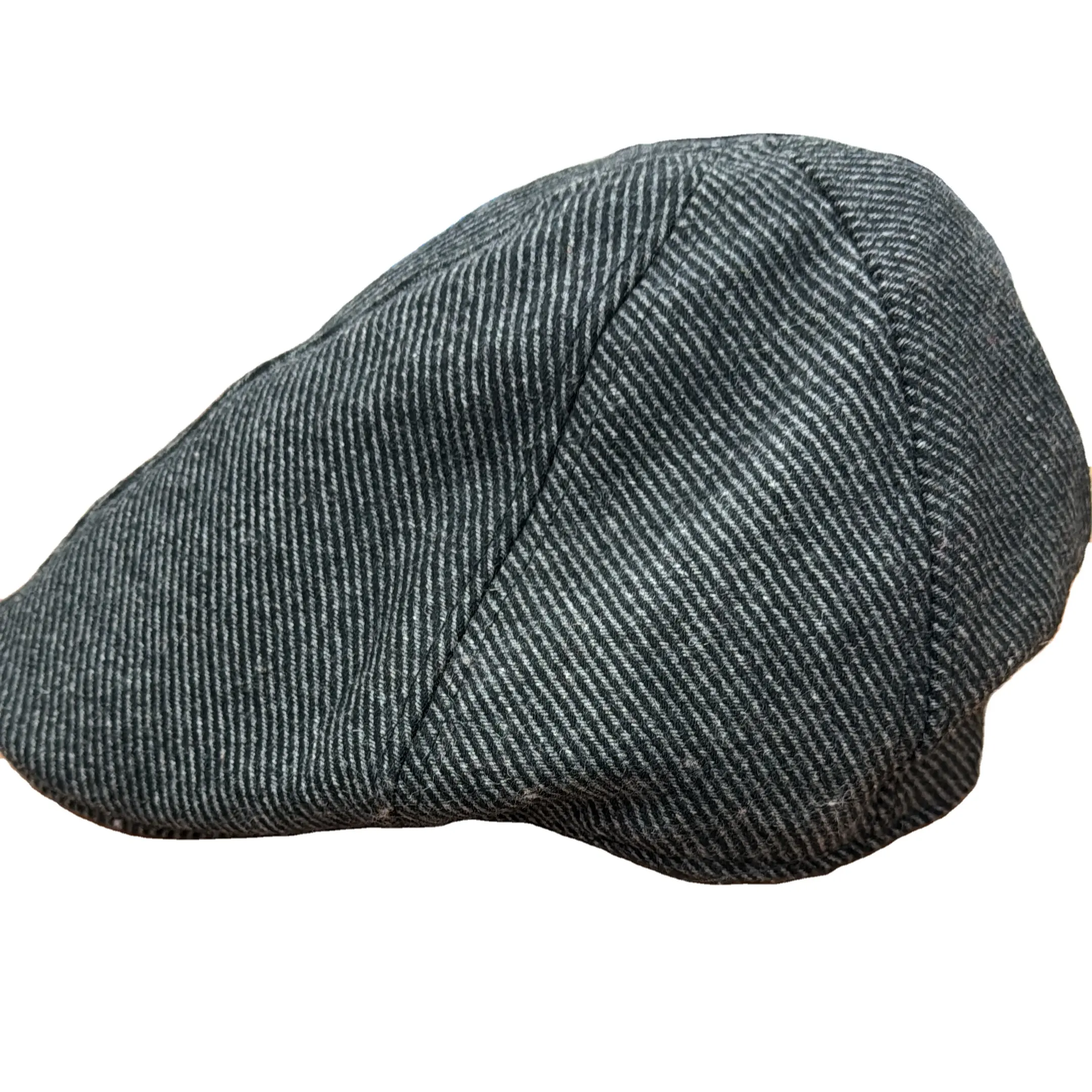 Nhà Máy Trực Tiếp Bán Cao Cấp Chất Lượng Len Grey Golf Cap Cho Mùa Đông, Ngoài Trời, Giản Dị, Thể Thao, Golf, Đảng, Du Lịch, Kinh Doanh