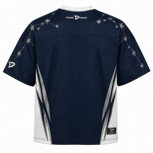 เสื้อกีฬาตาข่ายขนาดใหญ่สำหรับผู้ชาย Deep Y2K Retro Sportswear 88 เสื้อโพลีเอสเตอร์ระบายอากาศได้ดี - Product Image 3