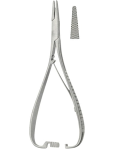 Pinzas Dentales de Ortodoncia Manuales de Acero Inoxidable de Calidad Premium, Instrumentos de Laboratorio, Porta Agujas Mathew, WARSAW MEDICAL - Product Image 1