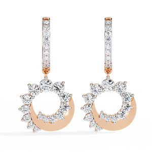 Boucles d'oreilles pendantes en or synthétique, forme goutte d'eau, diamant taille poire, pour femme, idéales pour fêtes et fiançailles, vente directe en gros - Product Image 5