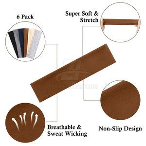 Wide Yoga Head Bands For Men Women Spandex / Polyester Material Lightweight Fitness <b>Sports</b> Accessories <b>Headband</b> - Product Image 3