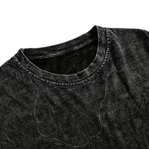 Ensemble de shorts délavés de haute qualité avec impression de logo personnalisé, shorts et chemise d'été pour hommes, nouveaux ensembles de 2 pièces à la mode pour hommes - Product Image 6