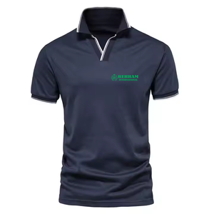 Chemise polo tendance, respirante, légère, en polyester/coton, à manches courtes, pour hommes, de haute qualité, OEM - Product Image 2