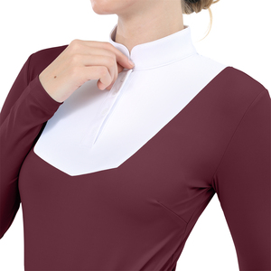 Haut de sport à manches longues pour femme, idéal pour l'équitation, coupe confortable pour les sports équestres et l'équitation. - Product Image 4