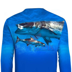 Fishing <b>Shirt</b> Breathable Lightweight Quick Dry Uv Protection Outdoor Fishing Wear Long Sleeve Durable Comfort Fit - Product Image 6