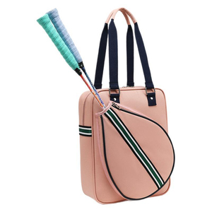 Badminton Racket Bag Canvas Zipper One Shoulder Handheld Stylish Large Capacity Portable Durable Lightweight Travel Storage - Product Image 4