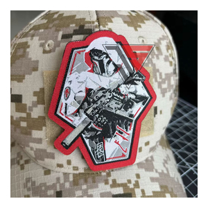 Écusson personnalisé brodé sur mesure, livraison rapide, écusson brodé Velcro, conception d'uniformes sur mesure, directement de l'usine - Product Image 5