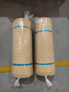 Natural Rattan <b>Cane</b> Webbing Roll Open Mesh Material 15m Multi-Color 10-Year <b>Shelf</b> Life Customizable for Furniture Cabinet Doors - Product Image 2