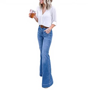 Women's Fashion High-waisted Straight-leg <b>Jeans</b> Windproof Breathable Street Wear Sexy Casual Animal Print - Product Image 4