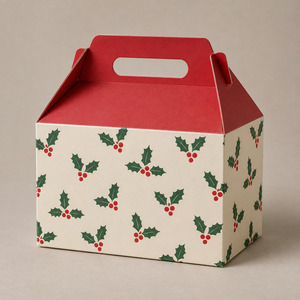 <b>Christmas</b> Paper Gift <b>Box</b> Handle Paper Bag Holiday Packaging Party Favor <b>Box</b> - Product Image 1